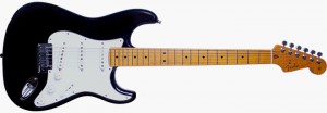 Stratocaster Ash Custom Deluxe AAA Flame Maple - Black - 923-9500-806